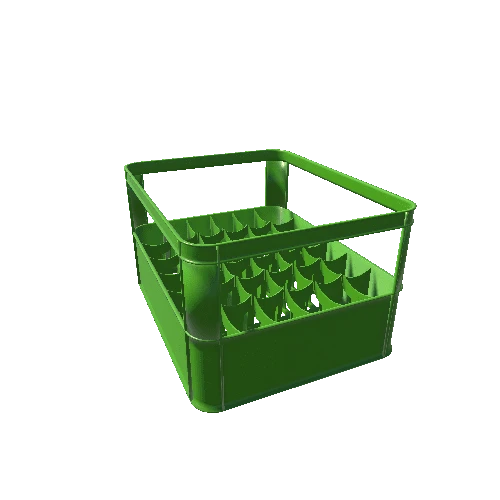 Plastic Crate Green